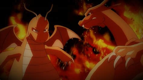 Charizard And Dragonites Rivalry By Pokemonsketchartist On Deviantart