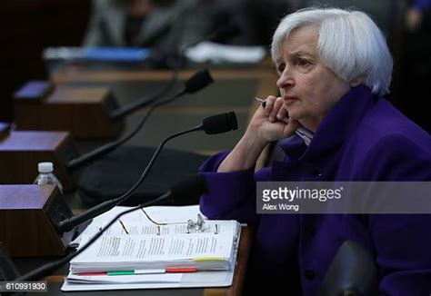 Us Federal Reserve Chair Janet Yellen Photos And Premium High Res