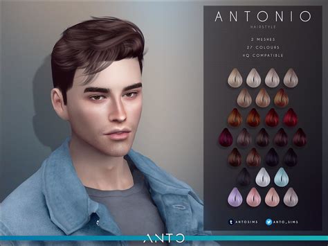 Sims 4 Anto Leo Hair