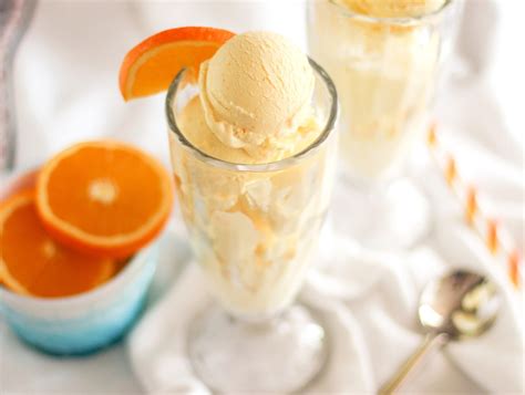 Healthy Orange Creamsicle Ice Cream