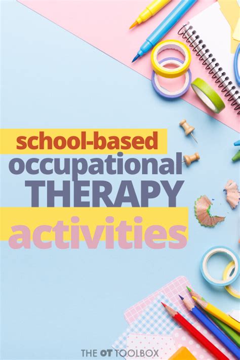 School Based Occupational Therapy Ideas Artofit