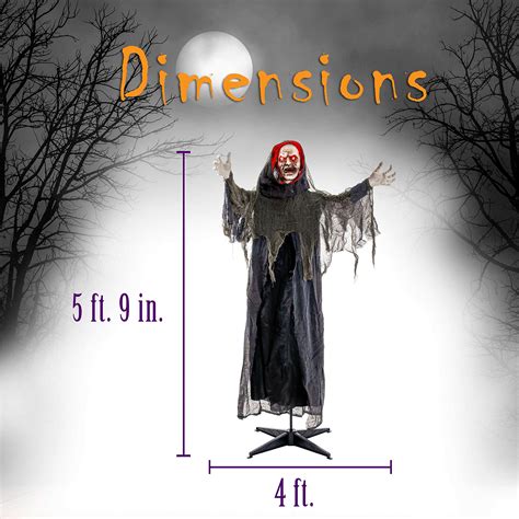 Buy Halloween Haunters Life Size Animated Standing Speaking Scary