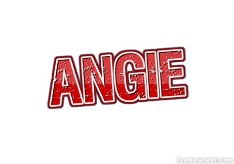 Angie Logo Free Name Design Tool From Flaming Text