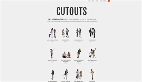 Cutout People 2017 | Visualizing Architecture