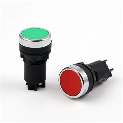 Push Button Switch Normally Open 22 Mm With Auxiliary Normally Closed