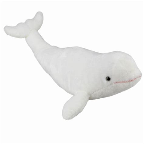 This plush beluga whale is as attractive as a glass of water in the desert sun. Beluga Whale soft plush toy|stuffed animal| 33cm ...