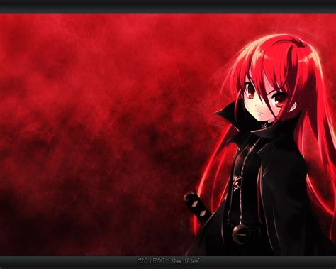 Red Anime Girl Wallpapers Wallpaper Cave