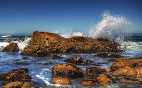 Sea Rocks Hdr Android Wallpapers