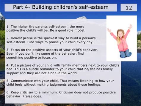 Build Self Esteem