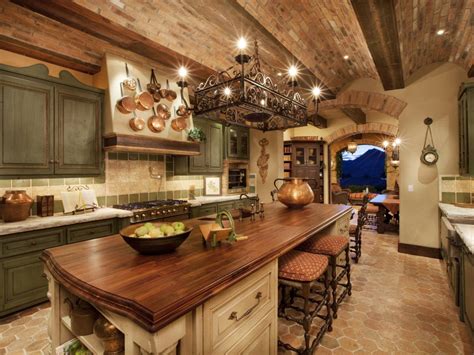 Mediterranean Italian Architecture Tuscan Kitchen Design Pictures Ideas