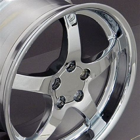 18 Fits Corvette C5 Deep Dish Wheel Rim Chrome 18x105 Rim Stock