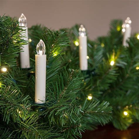 Flameless Electric Led Candles Clip On Christmas Tree Lights Christmas