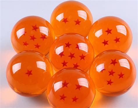 35cm All 7 Crystal Balls 7 Dragon Balls Z Action Figure Toys