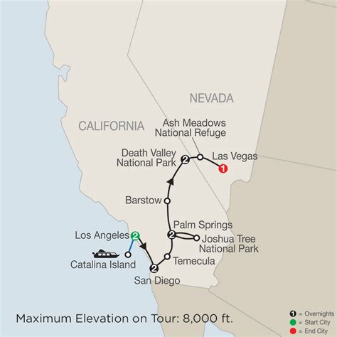 Southern California National Parks Map Printable Maps