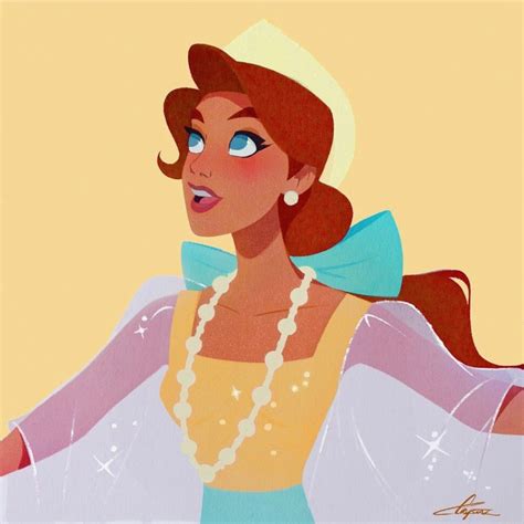 Crystal Jade Vaughan Anastasia Disney Princess Art Disney