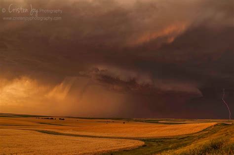 Wheat Fields And Storms July Heat Cristen Joy Photography