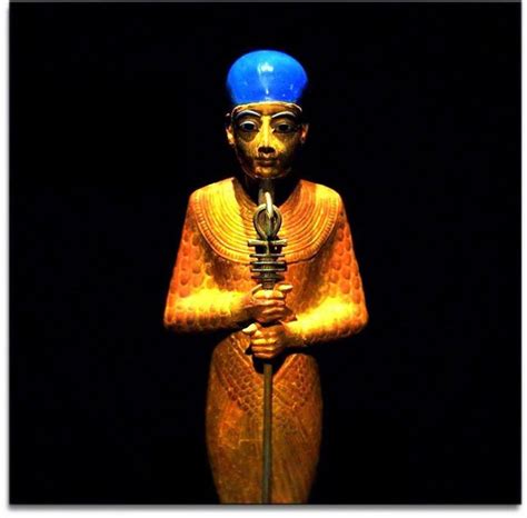 Ancient Egyptian Statue Of Ptah 1322 Bc Found In The Tomb Of