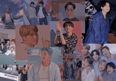 Bts Aesthetic Collage Laptop Wallpapers Top Free Bts Aesthetic Collage Laptop Backgrounds