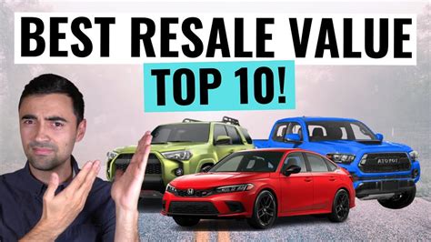 Top 10 Cars With The Best Resale Value That Save You Money Youtube