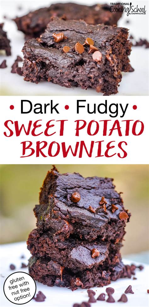 Fudgy Sweet Potato Brownies Gluten Free W Nut Free Option