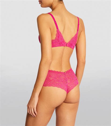 Aubade Pink Rosessence Triangle Plunge Bra Harrods UK