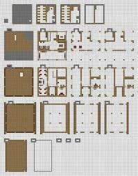 Open floor plans are a signature characteristic of this style. minecraft modern house blueprints layer by layer ile ...