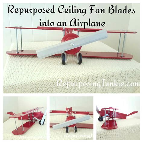 How To Repurpose Ceiling Fan Blades Into An Airplane Ceiling Fan