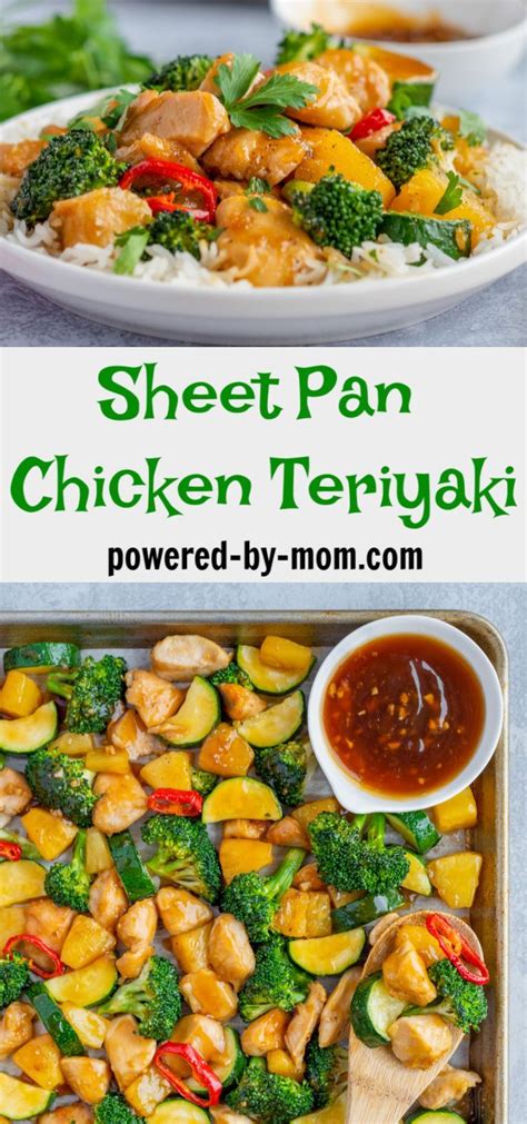 Baked Teriyaki Chicken Sheet Pan Chicken Dinner Recipe Chicken