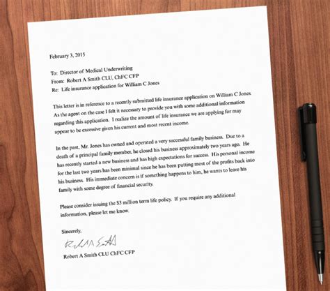 Policy officer cover letter example. Consider A Cover Letter To Help Your Client'S Underwriting ...
