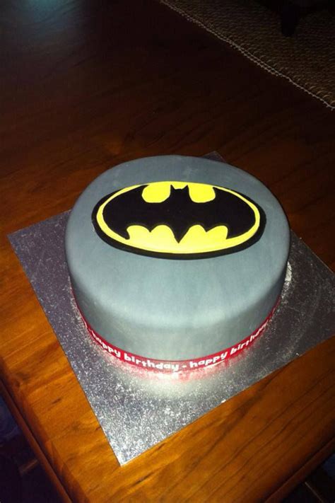 Simple Batman Cake Batman Cake Cake Batman Cakes