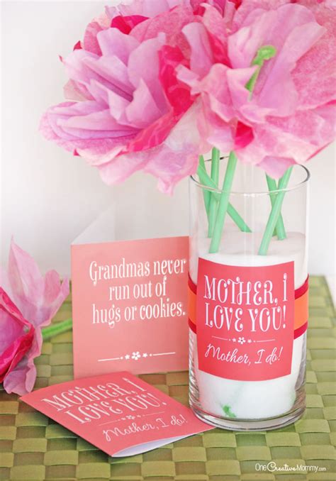 But what a short term gift they always turn out to be. Cute Mother's Day Gift Idea and Printables ...