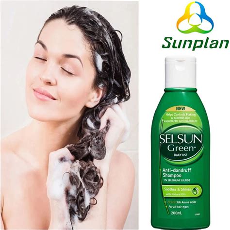 Selsun Green Soothes And Shines With Natural Oills Anti Dandruff Shampoo