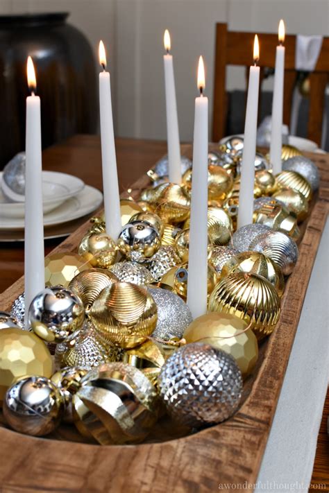 Silver And Gold Christmas Tablescape