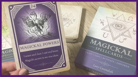 Magickal Spellcards By Lucy Cavendish Oracle Deck Unboxing Youtube
