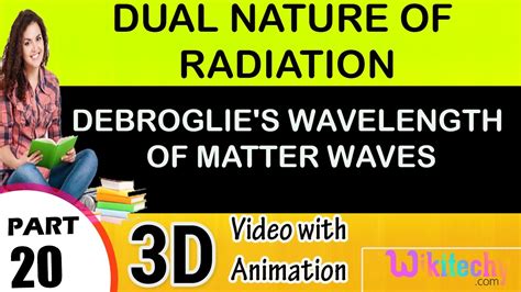 Debroglie's wavelength of matter waves | class 12 physics subject notes ...