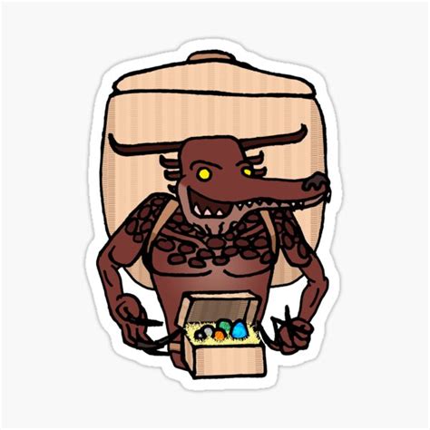 Shipping Kobold Sticker For Sale By Dnmeadventures Redbubble