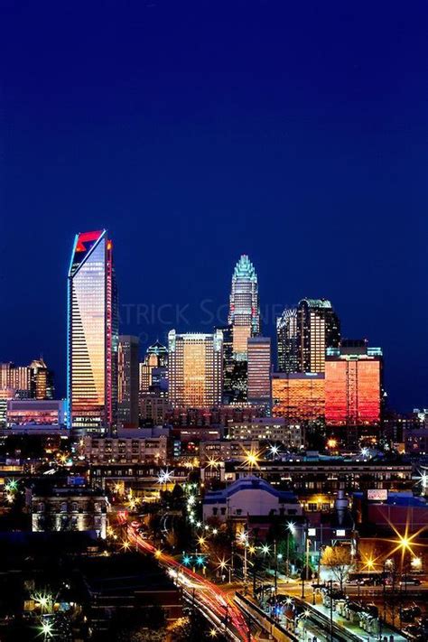 Skyline Photography Of The Charlotte Nc Downtown Skyline Photo Taken