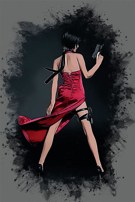 Ada Wong Art Print By Dusan Naumovski All Prints Are Professionally Printed Packaged And