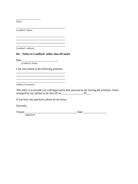 Landlord Utility Form Complete With Ease AirSlate SignNow
