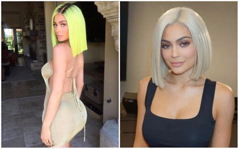 She also shared a few selfie videos to her instagram stories to show some closeups of the sunshiny color. So *This* Is What Kylie Jenner's Hair Is Like Without All ...