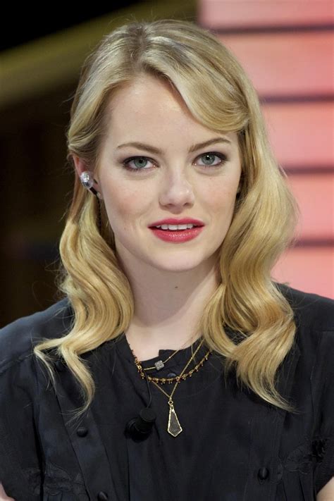 Emma stone jokes her teen love life was 'not like the movies'. Hollywood actress Emma Stone at TV show HQ Walpapers-2 ...