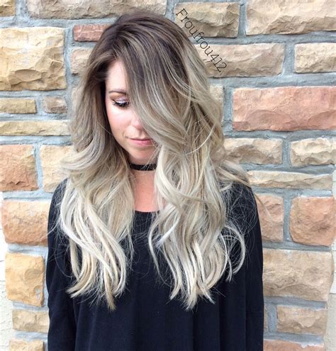 Instagram Froufrou412 Or Alail6 Balayage Blonde Color Melted Root