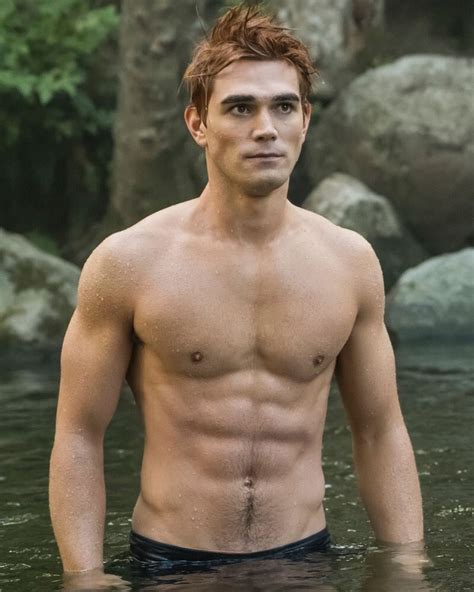 KJ Apa Goes Shirtless And Shows Off His Chiseled Abs In Riverdale Cole