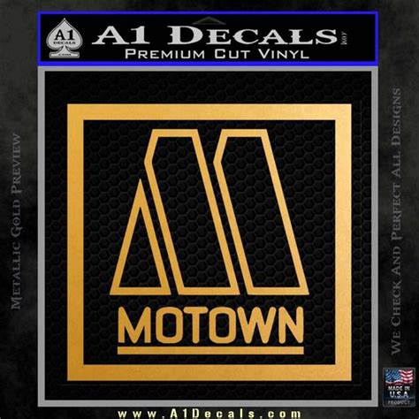 Motown Records Logo Decal Sticker A1 Decals