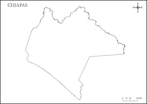 Mapa Estado Chiapas Mapas Para M 233 Xico Usa Y Canada De Pared Murales