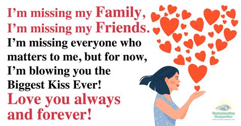 Maybe you would like to learn more about one of these? I'm missing my Family, I'm missing my Friends. I'm missing everyone who matters to me...