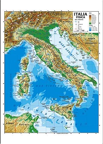 Scuola E Materiale Didattico Carta Geografica Murale Europa 100x140
