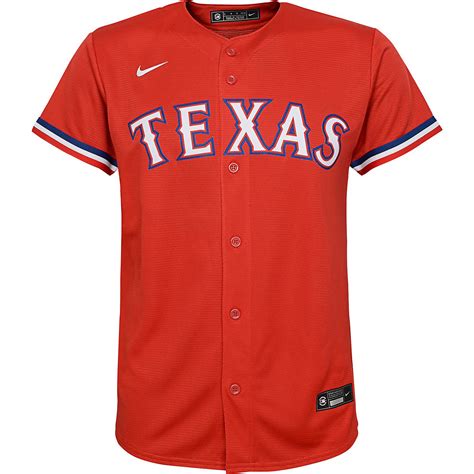 Nike Youth Texas Rangers Team Replica Finished Jersey Academy