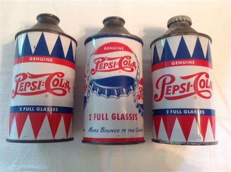 Vintage Pepsi Cola Cans From The S Of The Most Expensive Sodas You Can Buy Coca