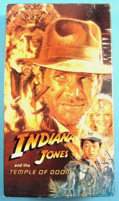Indiana Jones And The Temple Of Doom Paramount Pictures Vhs Tape